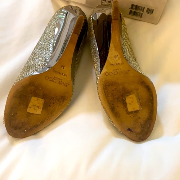 Jimmy choo Baxen wedges. Comfy and elegant! Wear under gowns/dresses - Picture 5 of 9